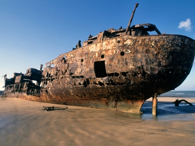 Shipwreck name: ? (Freighter near Daora (2007).)